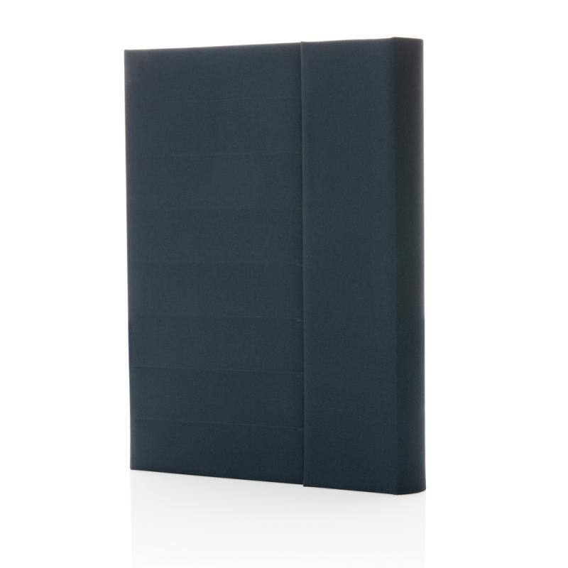 Portfólio A5 s magnetickým zapínaním Impact z RPET AWARE™ námornícka modrá 8