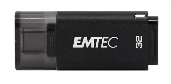 USB kľúč, 32GB, USB-C 3.2, EMTEC "D400 Type-C", čierna 2