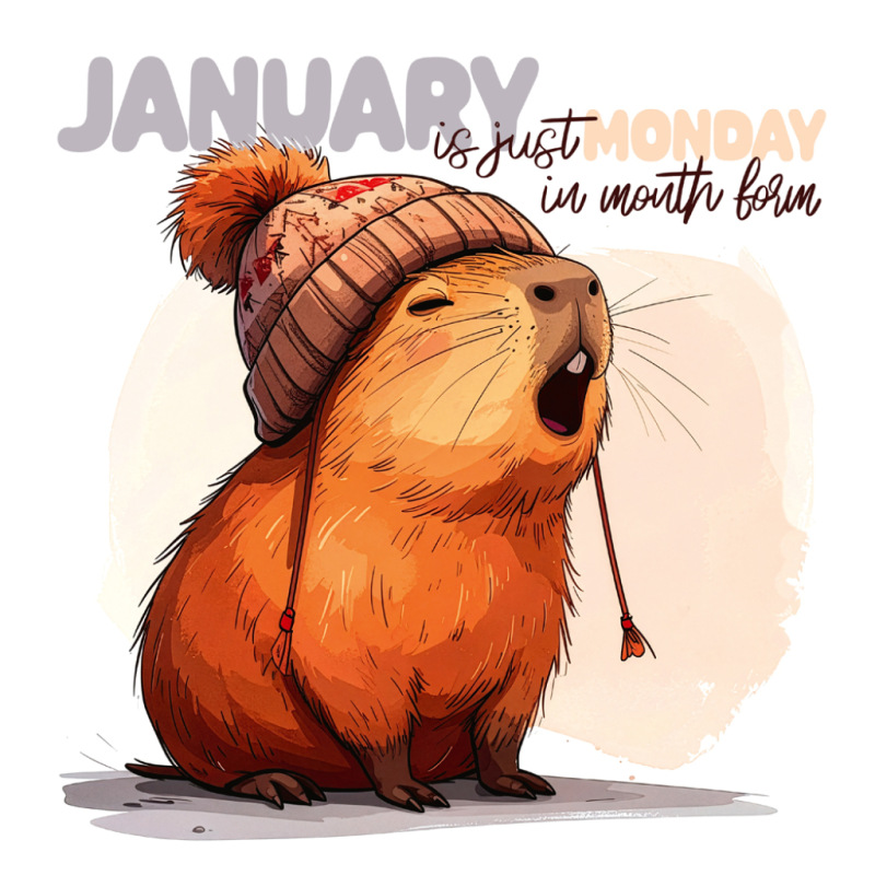NOTIQUE Grid calendar Cheeky Capybaras 2027, 30 x 30 cm 2