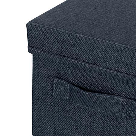 Úložný box, textilný, rozmer S, LEITZ "Fabric", zamatová sivá 4