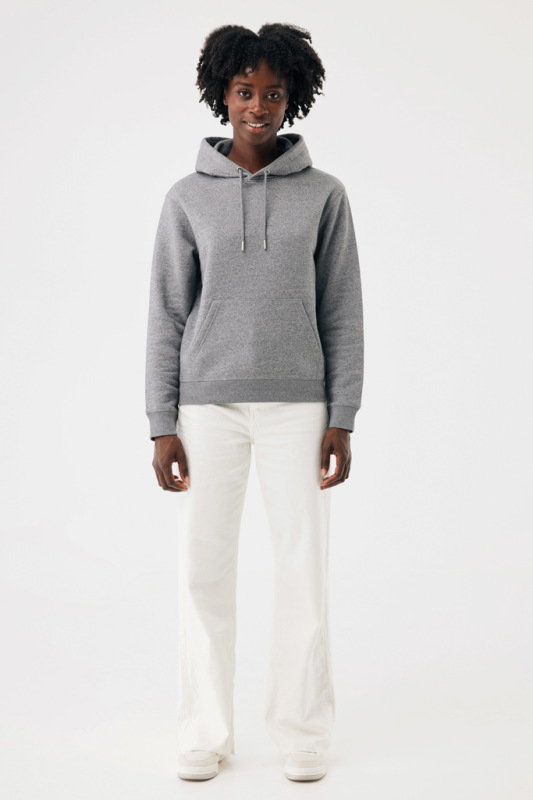 IQONIQ Joshua Unisex mikina s kapucňou z rec. bavlny light heather anthracite XL 11
