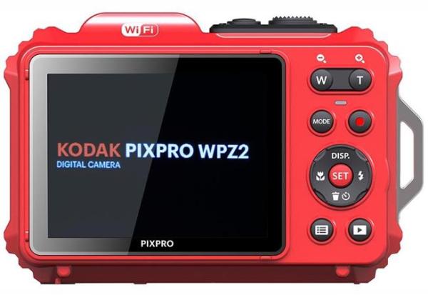 Fotoaparát, digitálny, KODAK "Pixpro WPZ2", červená 2