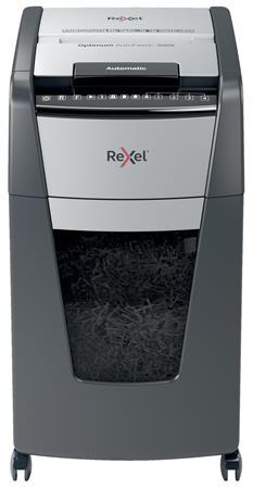 Skartovací stroj, konfetti, 300 listov, REXEL, "Optimum AutoFeed+ 300X"