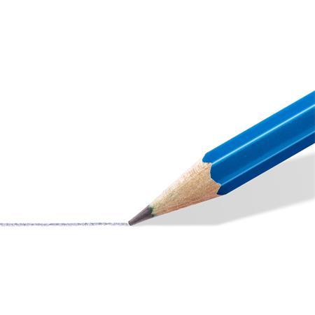 Grafitová ceruzka, sada, v kovovej krabičke, šesťhranná, STAEDTLER "Mars® Lumograph® 100", 2