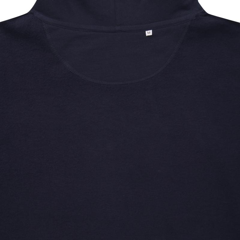Mikina s kapucňou IQONIQ Yoho relaxed fit z recykl. bavlny námornícka modrá M 4