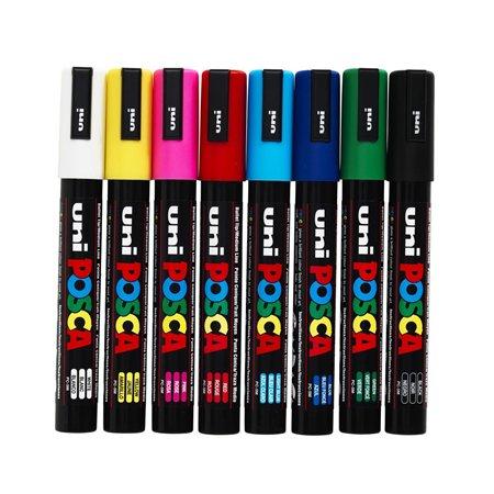 Dekoračný popisovač, 1,8-2,5 mm, UNI "Posca PC-5M", svetlomodrá