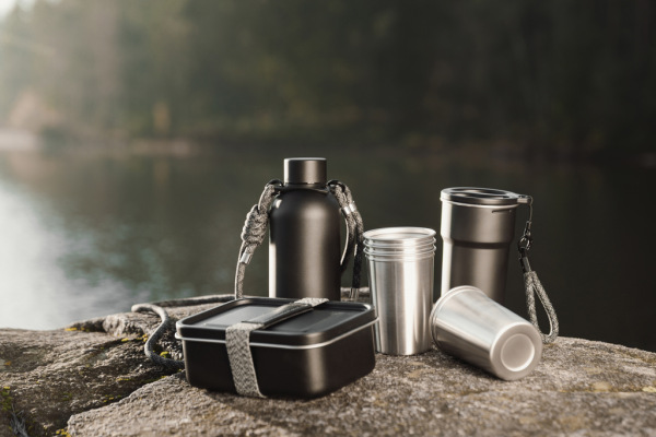 VINGA Parks RCS fľaša z nehrdzavejúcej ocele, 400 ml čierna 11