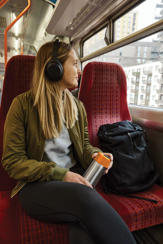 Cestovný nerezový termo hrnček 340ml Black+Blum oranžová 8