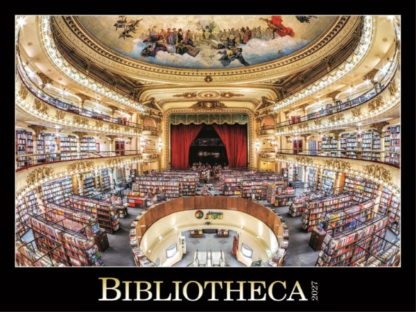 Nástenný kalendár Bibliotheca 2027 1