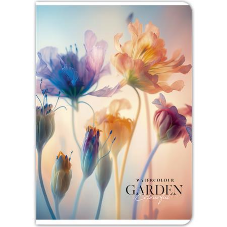 Zošit, A4, štvorčekový, 80 listov, SHKOLYARYK "Garden", mix 3