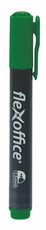 Permanentný popisovač, 1,5 mm, kužeľový, FLEXOFFICE "PM03", zelený 1