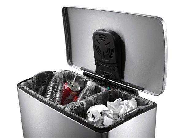 Odpadkový kôš, s pedálom, 46 l, nehrdzavejúca oceľ, VEPA BINS "Eko", matná 2