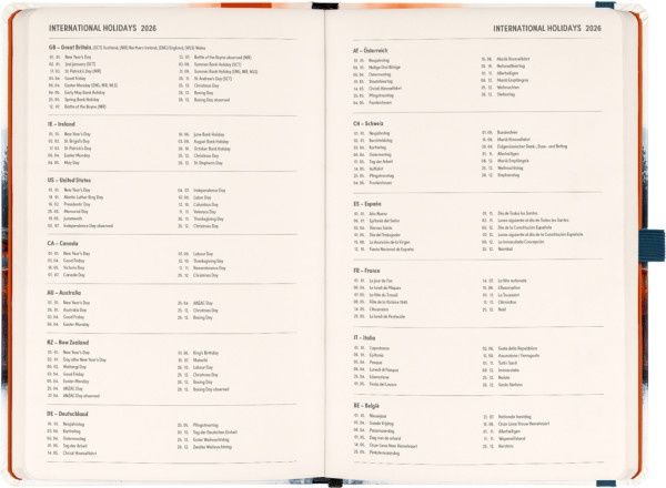 NOTIQUE Planbook diár/notes Japonsko 2026, 13 x 21 cm 3