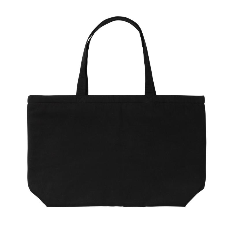 Nefarbená chladiaca taška Impact z 285g recykl. canvas AWARE čierna 5