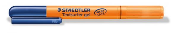 Zvýrazňovač, 3 mm, gélový, STAEDTLER "Textsurfer Gel", oranžový 1