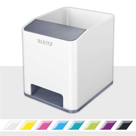 Držiak na písacie potreby, LEITZ "Wow", biela 2