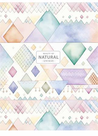 Zošit, A5, štvorčekový, 48 listov, SHKOLYARYK "Natural", mix 4
