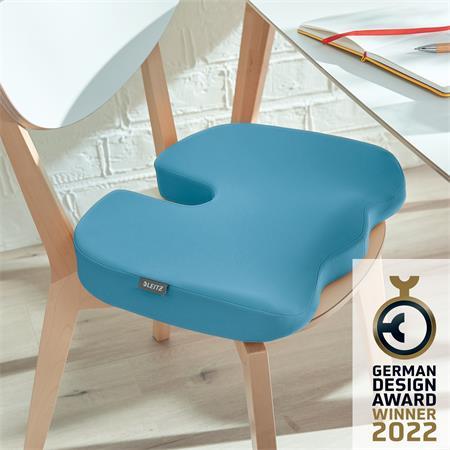 Vankúš na sedenie, ergonomický, LEITZ "Ergo Cosy", pokojná modrá 3