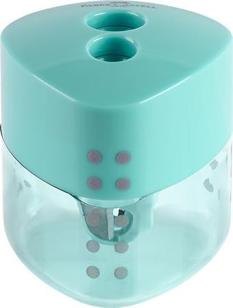 Strúhadlo, displej, dvojdierové, FABER-CASTELL, "Grip Auto", mix pastelových farieb 2