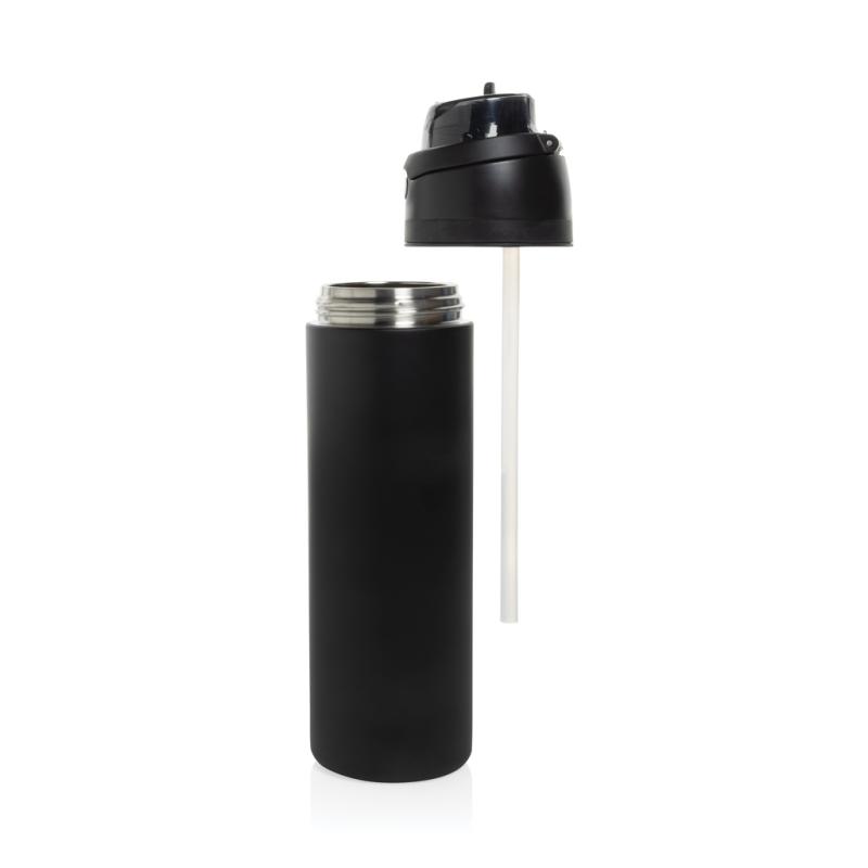 Uzatvárateľná fľaša Omni Sip 720ml z RCS recyklovanej ocele čierna 10