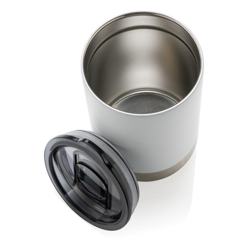 Termohrnček z RCS recyklovanej ocele 360ml biela 4