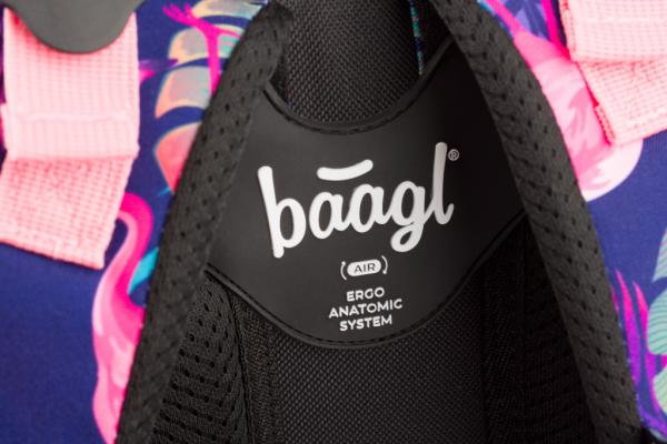 BAAGL SET 4 Flamingo: aktovka, peněženka, penál, sáček 10