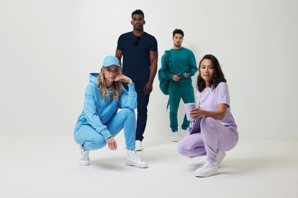 Tepláky IQONIQ Cooper z recykl. bavlny verdigris L 17