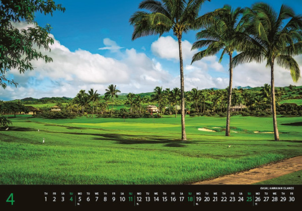 Nástenný kalendár Golf 2027 5