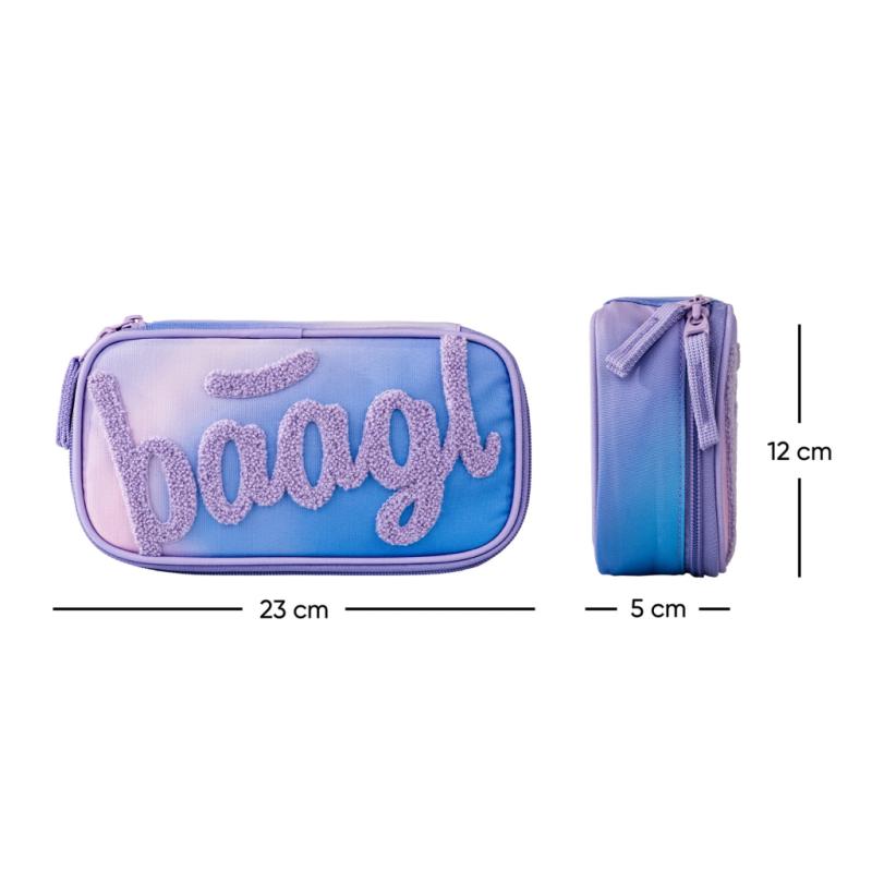 BAAGL Školský peračník etui Sky 3