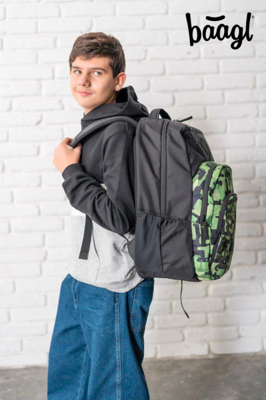 BAAGL SADA 3 Coolmate Green: batoh, peračník, vrecko 8