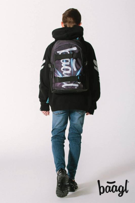 BAAGL SET 3 Skate Bluelight: batoh, penál, sáček 9