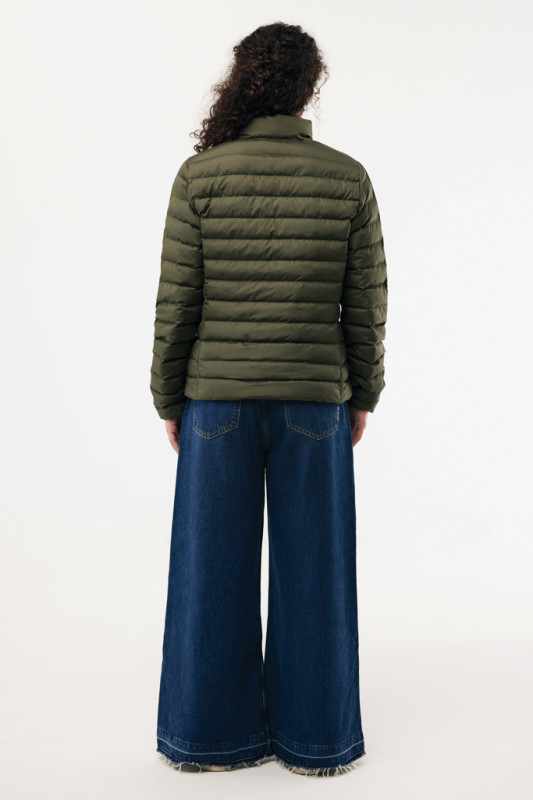 IQONIQ Maiko dámska prešívaná bunda z rec. polyesteru khaki XXS 7