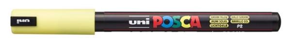Dekoračný popisovač, 0,7 mm, UNI "Posca PC-1MR", slnečná žltá 1