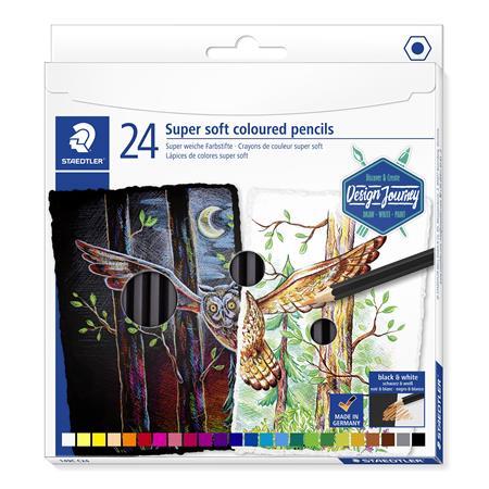 Farebné ceruzky, sada, šesťhranné, STAEDTLER "Design Journey", 24 rôznych farieb 1