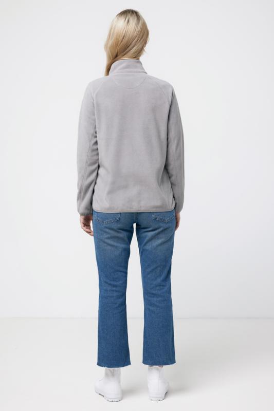 Micro fleece bunda na zips IQONIQ Talung z rec. polyesteru storm grey XXS 13
