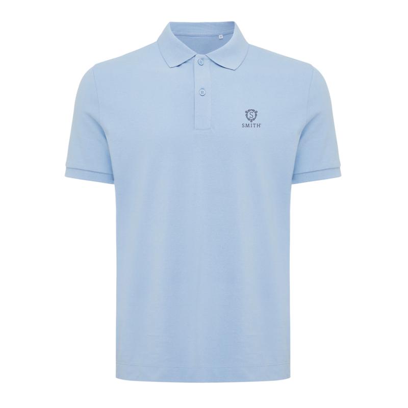 Polo tričko IQONIQ Yosemite z recykl. bavlny sky blue S 3