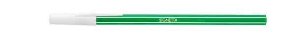 Guľôčkové pero, 0,7 mm, s vrchnákom, ICO "Signetta", zelené 1