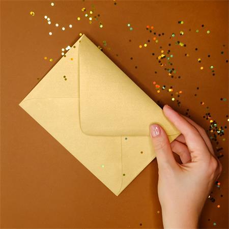 Obálka, C6, silikónová, PUKKA PAD "Gold", zlatá 5