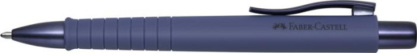 Guľôčkové pero, 0,7 mm, stláčací mechanizmus, modré telo pera, FABER-CASTELL "Poly Ball Ur 2