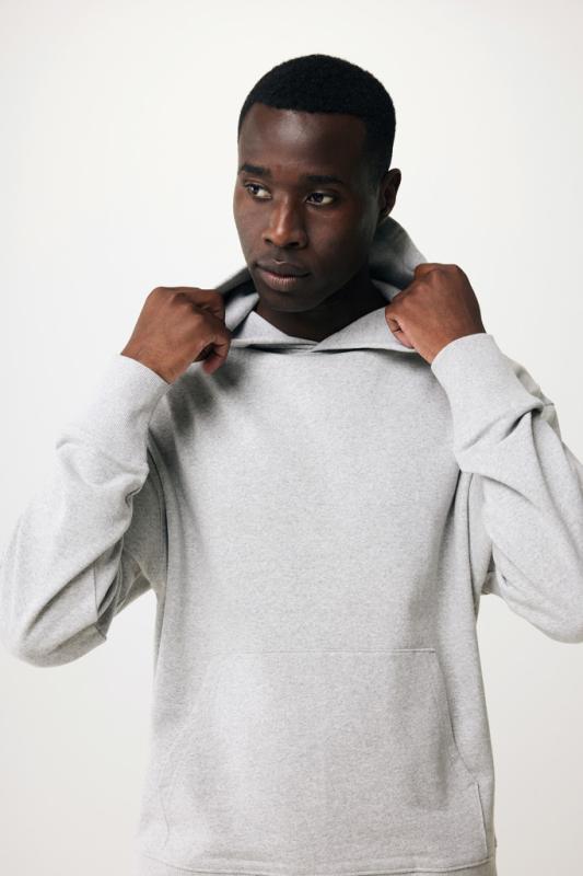 Mikina s kapucňou IQONIQ Yoho relaxed fit z recykl. bavlny heather grey L 7