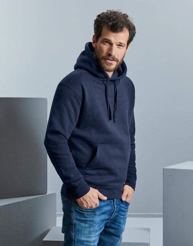 Pánska mikina Authentic Melange Hooded Sweat
