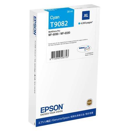T908240 Náplň pre Workforce Pro WF-6090, WF-6590 tlačiarne, EPSON, cyan, 4k 1