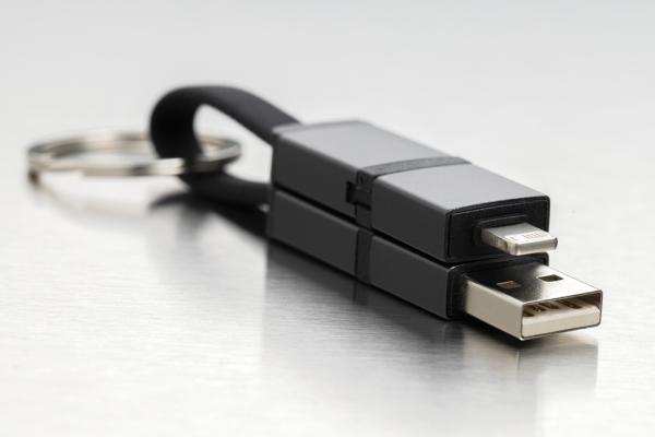 Rýchly nabíjací kábel Terra 4v1 60W z recykl. hliníka sivá 7
