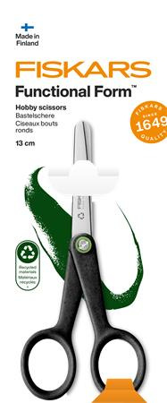 Nožnice, hobby, 13 cm, FISKARS "Functional Form Renew", čierna 1