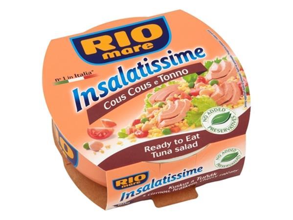Tuniakový šalát, 160 g, RIO MARE "Insalatissime", s kuskusom 1