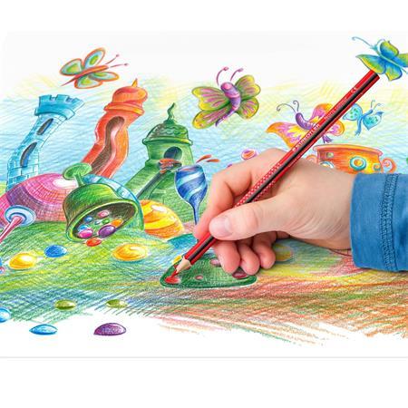 Farebné ceruzky, trojhranné, STAEDTLER "Noris Colour", 24 farieb 2