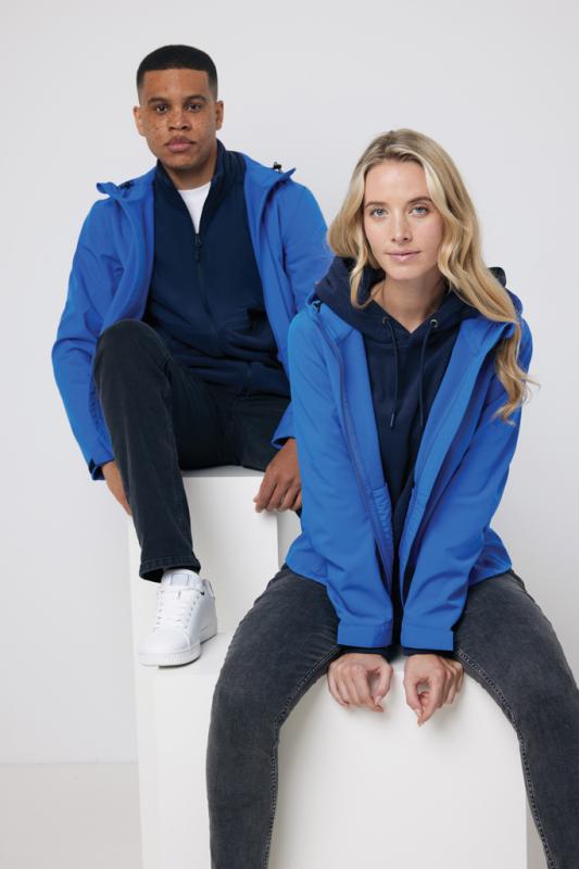 Pánska soft shell bunda IQONIQ Makalu z recykl. polyesteru kráľovská modrá XXXL 4