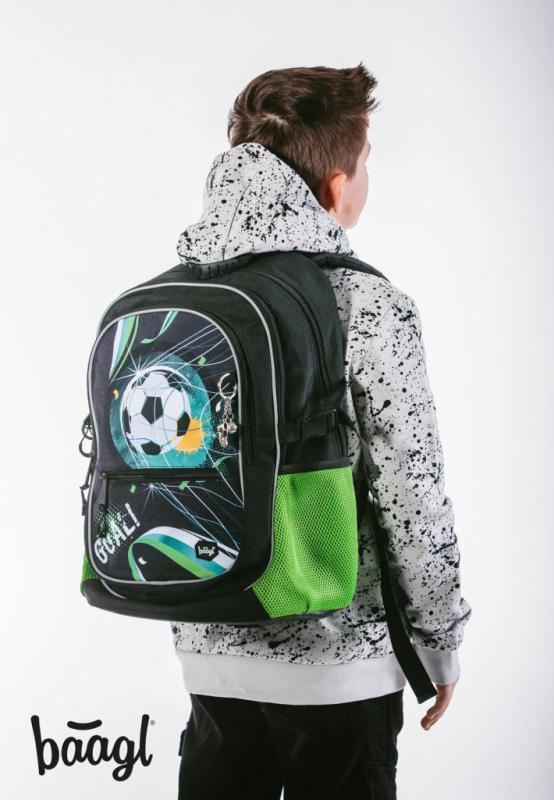 BAAGL Školský batoh Core Futbal 11