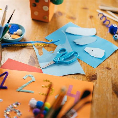 Nožnice, školské, 13 cm, FISKARS, tyrkisové 5