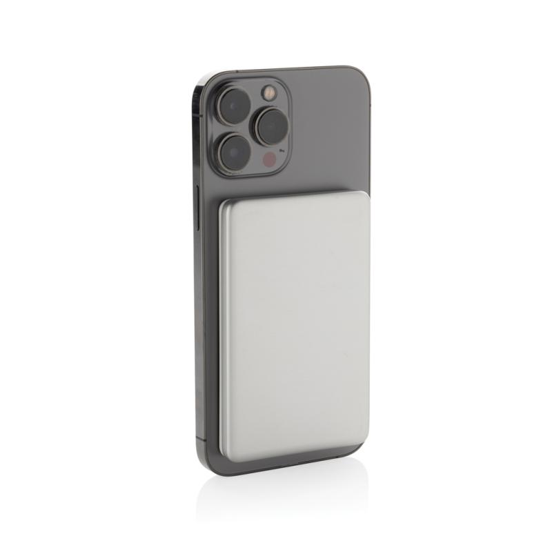 Magnetická powerbanka Orion 5000mAh 5W z RCS hliníka strieborná 6